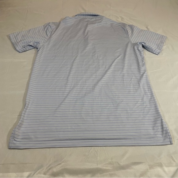 Peter Millar Light Blue Striped Polo - Picture 7 of 7